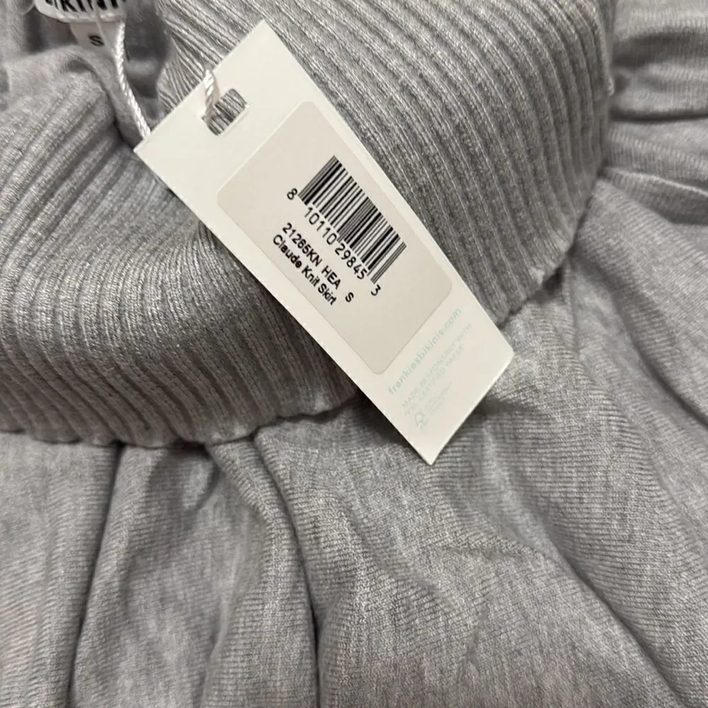 NWT Frankie’s bikinis grey skirt small